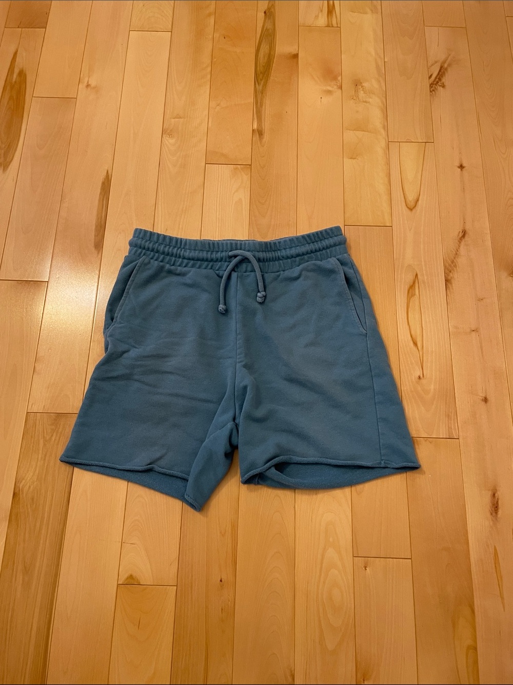 H&M Teal Drawstring Athletic Shorts